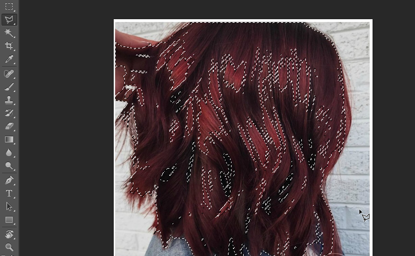 change hair color in photoshop