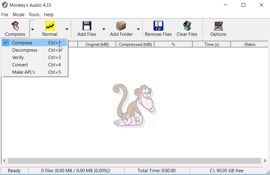 compress large audio and video files in windows