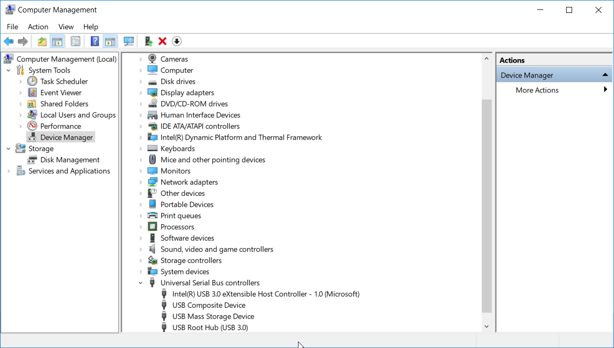 enable and disable usb ports in windows