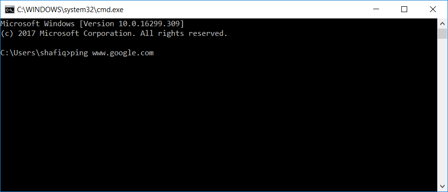 find an IP address of website