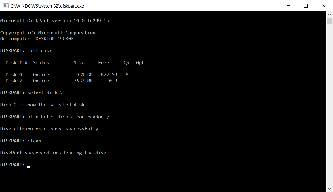 remove write protection from pen drive sd card
