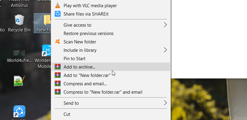 set a password on folders or files in windows