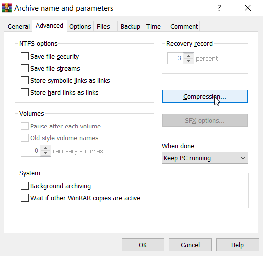 set a password on folders or files in windows