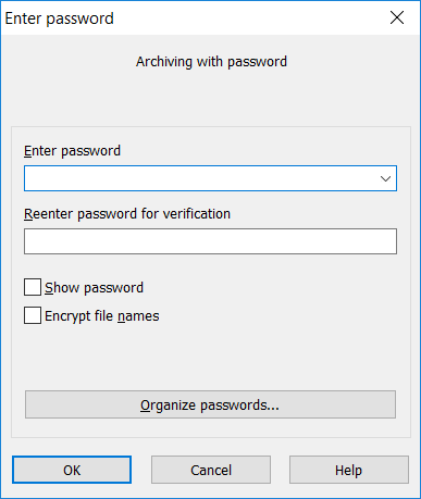 set a password on folders or files in windows