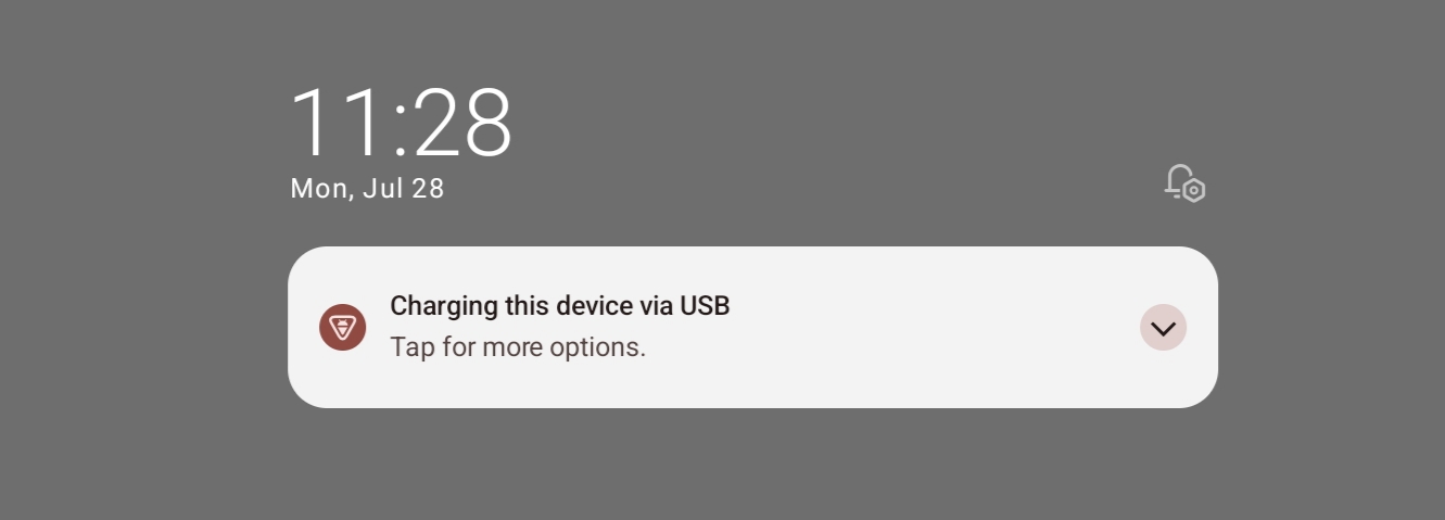 connect USB cable to the computer